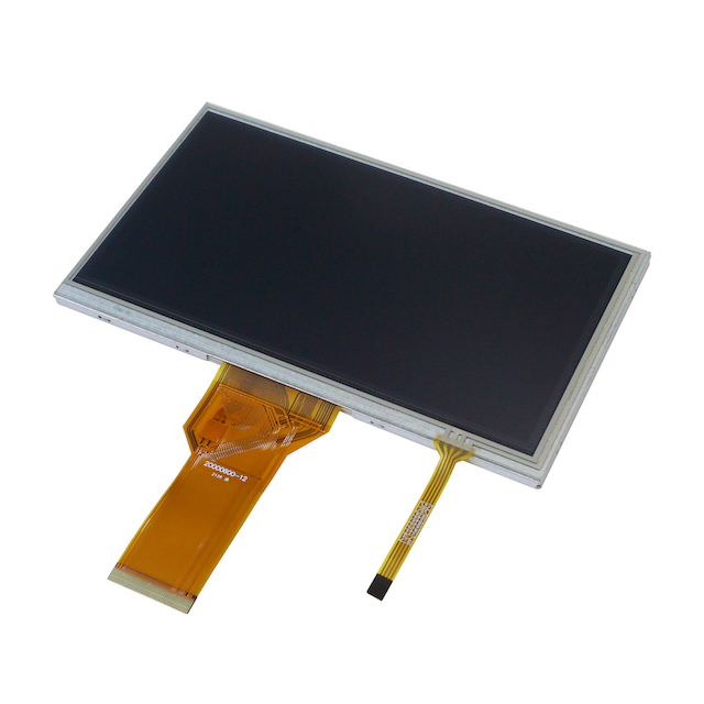 7.0inch 800 x 480 resolution,Combined with control board with SPI/MCU/MIPI interface,Option of FPC connector with 40 and 50 pins,Resistive and Capacitive touch panel combined