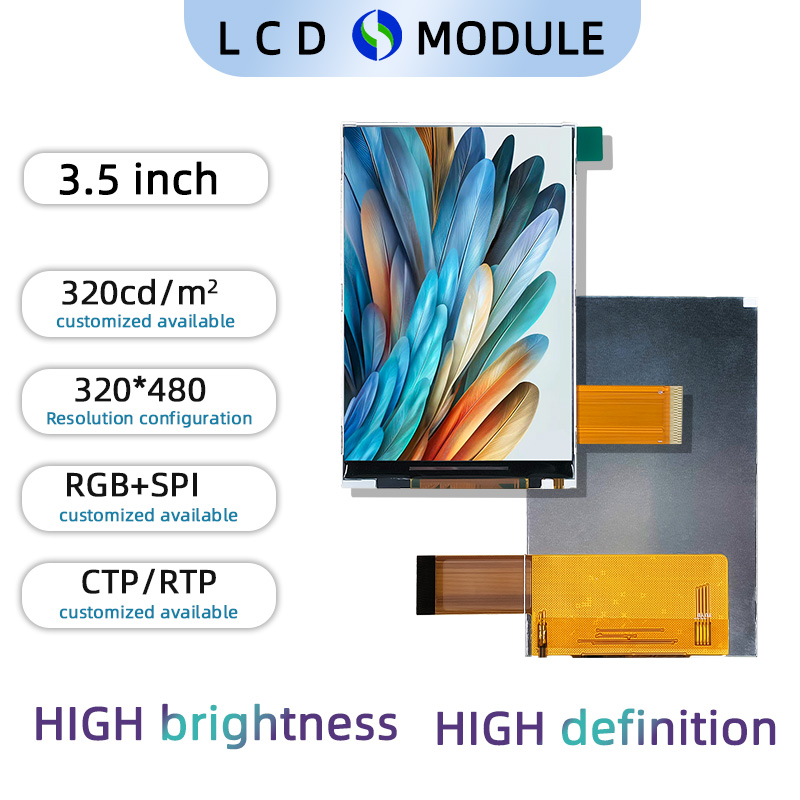 3.5 inch Full Colour TFT320*480 with Touch Screen(RGB+SPI)