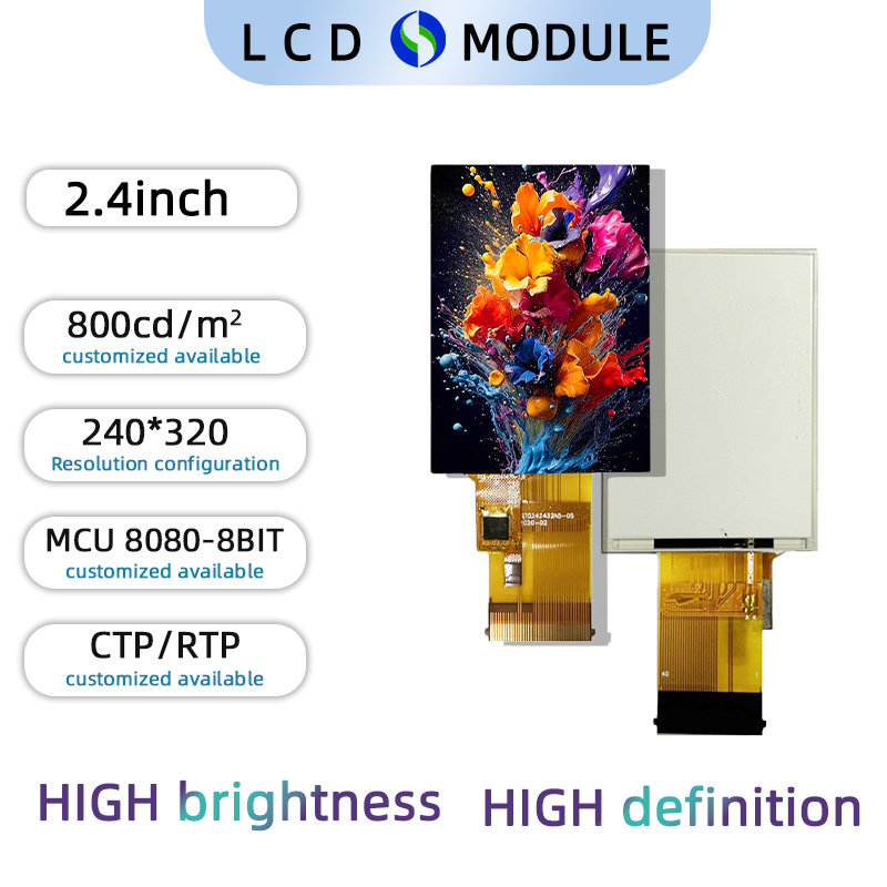2.4 inch Full Colour TFT 240*320 with Touch Screen(Resistive Type)
