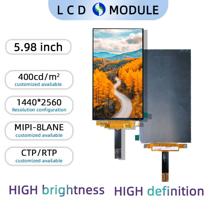 5.98 inch Full Colour TFT 1440*2560 with Touch Screen