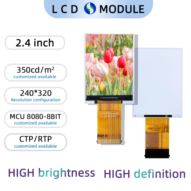2.4 inch Full Colour TFT 240*320 with Touch Screen(Resistive Type)