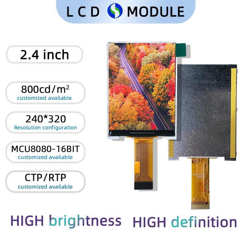 2.4 inch Full Colour TFT 240*320 with Touch Screen(Resistive Type)
