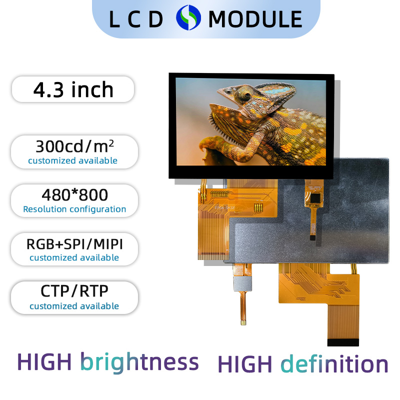 4.3 inch Full Colour TFT 480*800 with Touch Screen