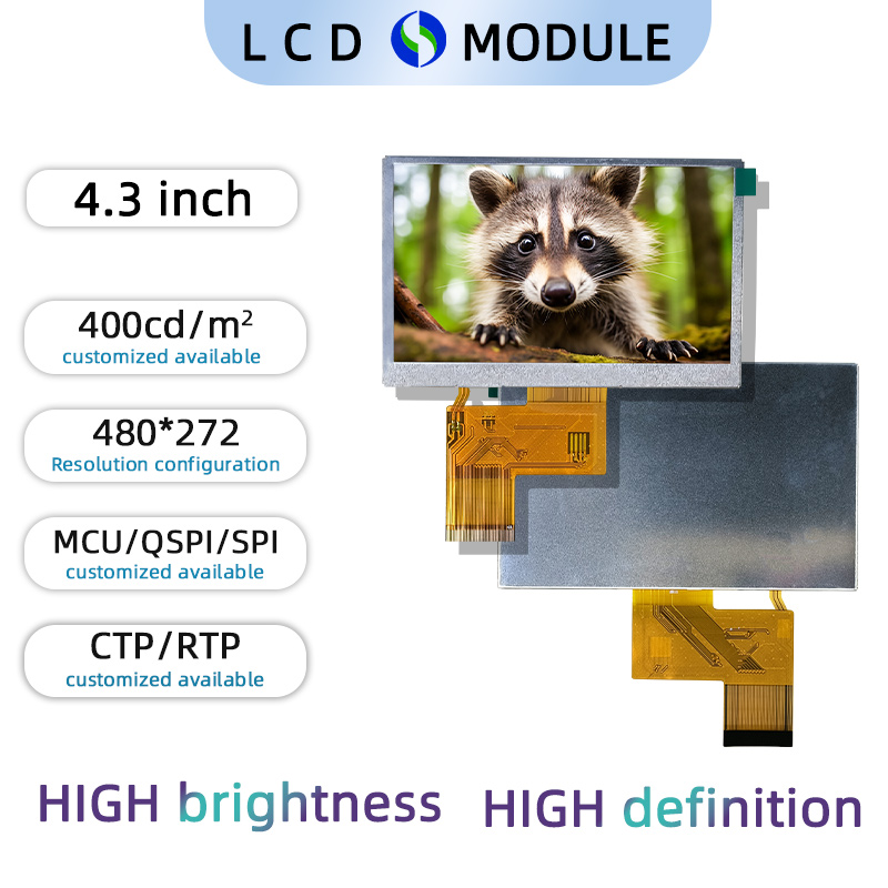 4.3 inch Full Colour TFT 480*272 with Touch Screen