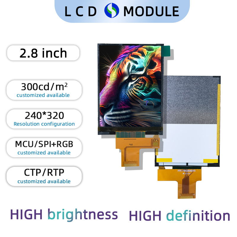 2.8 inch Full Colour TFT 240*320 with Touch Screen