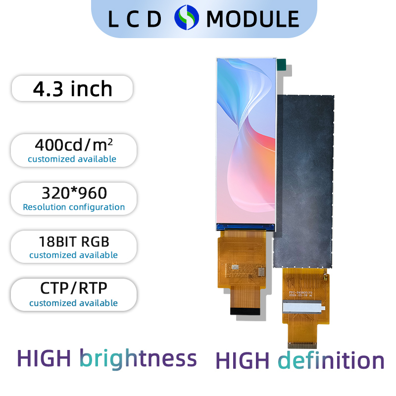 4.58 inch Full Colour TFT 320*960 with Touch Screen