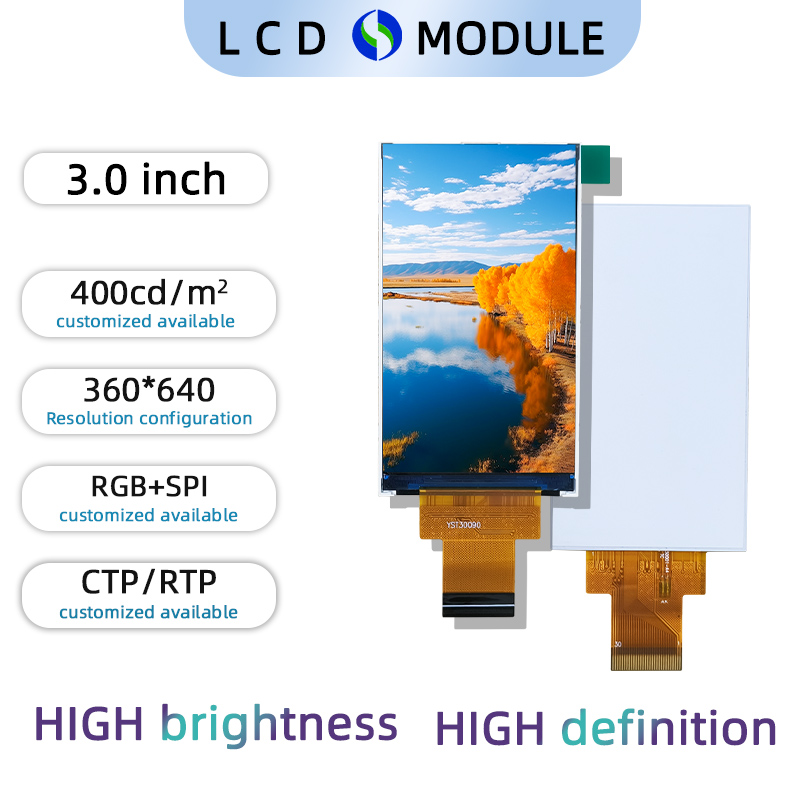 3.0 inch Full Colour TFT 360*640 with Touch Screen