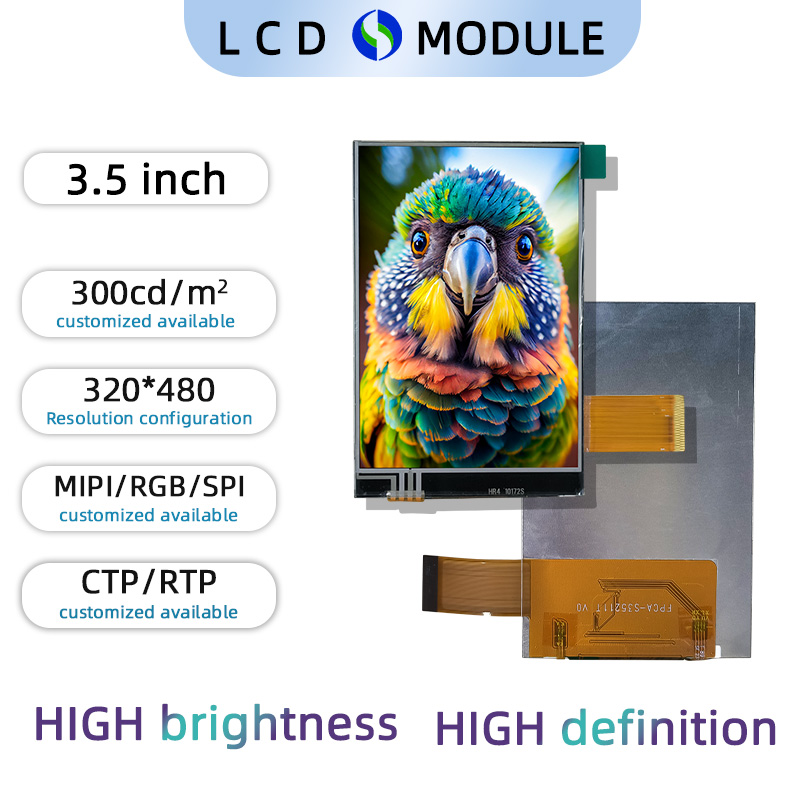 3.5 inch Full Colour TFT 320*480 with Resistive Touch Screen