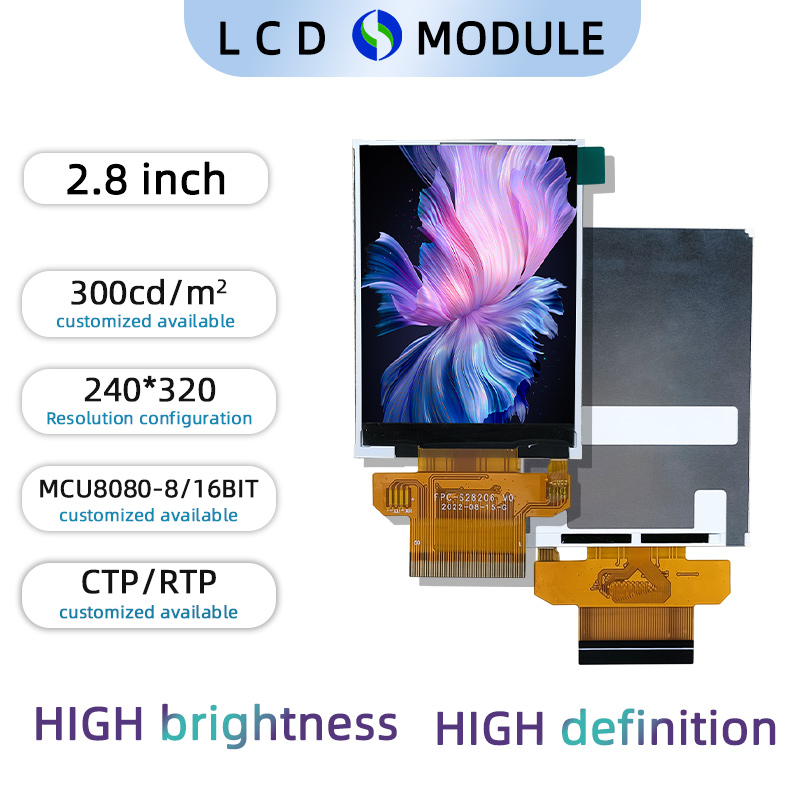 2.8 inch Full Colour TFT 240*320 with Resistive Touch Screen